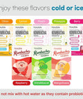 Teazen Kombucha 5 Flavors 150 Sticks Variety Pack Kombucha Lemon Peach Berry Pineapple Citron Flavor (150 Sticks)