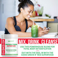 GoBiotix Super Greens Powder N Super Reds Powder NonGMO Vegan Red and Green Superfood Probiotics Enzymes Organic Whole Foods Fruit and Veggie Supplement Pomegranate Raspberry 60 Servings