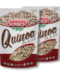 Sunbest Natural Organic Super Seeds Mix, 2-Pack Ã¢â‚¬â€œ Raw Chia, Flax Seed, Hemp, Pumpkin & Sunflower Seeds Ã¢â‚¬â€œ Great For Trail Mix, Smoothies & Salads Ã¢â‚¬â€œ Superfood Blend Rich in Protein & Fiber (32 oz)