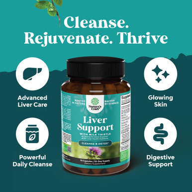 Natures Craft Bundle of Liver Cleanse Detox & Repair Complex and Colon Cleanser & Detox - Herbal Liver Support Supplement with Silymarin Milk - Lactobacillus Acidophilus Probiotic Supplement Body Cleanse
