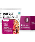 Purely Elizabeth, Vanilla Pecan, Collagen Oatmeal Cups With Nut Butter Packet, Gluten-Free, 2 Ounce (Pack of 12)