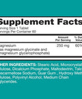 Qunol Magnesium Glycinate Complex Gentle on Stomach 250mg One Pill Dose Superior-Absorption Magnesium Nerve Bone and Muscle Health Supplement 60 Count