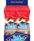 Blue Diamond Almonds, Smokehouse Flavored Snack Nuts, Single Serve Bags (1.5 Oz. Tubes, Pack of 12)