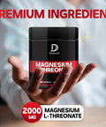 2000Mg Magnesium L-Threonate Capsules - 90 Capsules - 144Mg Elemental Magnesium Per Serving