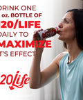 120/Life Blood Pressure Support Beet Root Juice Pomegranate Extract Cranberry Juice Tart Cherry Hibiscus and Magnesium 8 Fl Oz Pack of 28