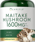 Carlyle Maitake Mushroom Capsules | 1600Mg | 400 Count | Non-Gmo & Gluten Free Extract | Mushroom Supplement