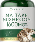 Carlyle Maitake Mushroom Capsules | 1600Mg | 400 Count | Non-Gmo & Gluten Free Extract | Mushroom Supplement