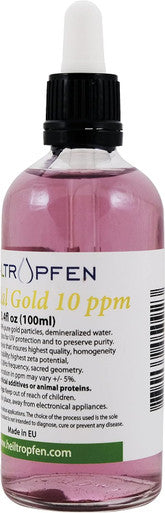 Heiltropfen Colloidal Gold | 10 ppm | 3.4 Fl Oz - 100 ml |