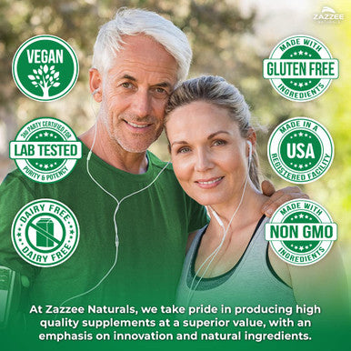 Zazzee High Absorption Calcium D-Glucarate, 500 Mg Per Capsule, 3 Mg Bioperine For Enhanced Absorption, 100 Vegan Capsules, Plus