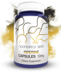 Piperine Capsules | 10mg | 120 Count | Increases Bioavailability of Dietary Supplements | Pair with Curcumin Capsules | Piper Nigrum