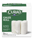 Curad Stretch Rolled Gauze 3" x 4.1 yds. Pack of 24
