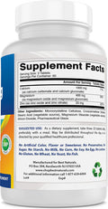 Best Naturals 2 Packs - Calcium Magnesium Zinc - 180 Tablets - Essential Cal Mag Zinc Mineral Complex (Total 360 Tablets)