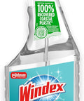 Windex Vinegar Glass and Surface Cleaner Spray Bottle, Packaging Designed to Prevent Leakage and Breaking, Surface Cleaning Spray, 23 Fl Oz