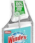 Windex Vinegar Glass and Surface Cleaner Spray Bottle, Packaging Designed to Prevent Leakage and Breaking, Surface Cleaning Spray, 23 Fl Oz