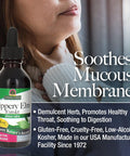 Nature'S Answer Slippery Elm 2 Ounce Extract - Low Organic Alcohol Supports Mucous Membranes Kosher Gluten Made in USA Supports Female Wellness