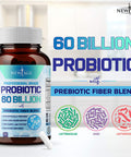 New Age Probiotics 60 Billion CFU with Prebiotic Formula Supplement
