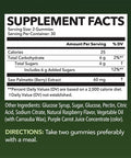Saw Palmetto Gummies Hair Growth Supplement for Women and Men to Assist Reversal of Balding Hair Thinning by Blocking DHT Receptors Vegan Gummies