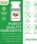 Maxi Health Chewable - Multivitamin for Men and Women - Enhanced Absorption and Bioavailability - Daily Mens Multivitamins and Womens Multi Vitamin & Mineral Supplement for Adults (90 Count (Pack of 1))
