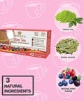 Hyleys Slim Tea 42 Ct Assorted - Weight Loss Herbal Supplement Cleanse and Detox - 42 Tea Bags (1 Pack)