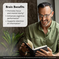 Irwin Naturals Brain Awake Enhanced Mental Performance, Increased Focus, Boost Clarity & Concentration - Powerful Nootropic Booster With L-Theanine, Bacopa, Mct'S & Innovatea - 60 Liquid Softgels