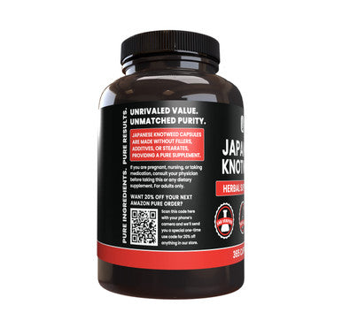 PURE ORIGINAL INGREDIENTS Japanese Knotweed, (365 Capsules) No Magnesium Or Rice Fillers, Always Pure, Lab Verified