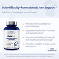 1MD Nutrition LiverMD Complete Probiotics Platinum Bundle with Nourishing Prebiotics 51 Billion Live CFU 11 Strains Highly Bioavailable for Liver Support