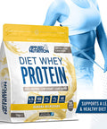 Applied Nutrition Diet Whey Protein Powder High Protein Low Carb Low Sugar Weight Loss with CLA L Carnitine Green Tea High PhD Supplement 1kg - 40 Servings (Banana Milkshake)