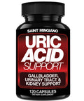 Saint Mingiano Uric Acid Support -120 Capsules - Supports Kidney Cleanse Detox & Repair, Gallbladder & Urinary Tract Issues - Essential For Daily Detox & Joint Support - Featuring Cheery & Cranberry Extract