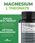 Forest Leaf Magnesium L-Threonate Magtein Capsules 2000mg 90 Veg Caps