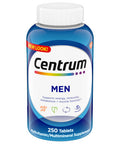 Centrum Multivitamin For Men Multivitamin/Multimineral Supplement With Vitamin D3 B Vitamins And Antioxidants Gluten Free Non-Gmo Ingredients - 250 Count