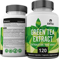 EBYSU Green Tea Extract with EGCG Antioxidant Supplement 500mg Capsules - 120 Day Supply