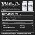 Whyz Caffeine Pills With L-Theanine, 120 Capsules, Nootropic Stack Energy Pills, Energy Vitamins For Sustained Energy Focus & Cognitive Function, L Theanine Caffeine Energy Supplements For Women & Men