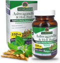 Nature'S Answer Ashwagandha Root with Holy Basil 60 Capsules | Supports a Healthy Response to Stress | Calm. Relax and Unwind. | Gluten | Non-GMO | Kosher | Vegan | Vegetarian