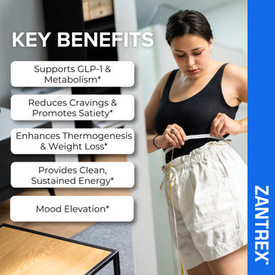 Zantrex Blue Energy & Thermogenesis Boost Energy | Weight Loss Supplement for Appetite Control, Increased Calorie Burn and Supports GLP-1 Levels | 60 Count