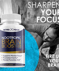 Retro X Focus Advanced Formula Nootropic Supplement Pills 1 Pack
