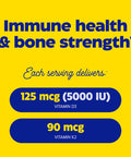 Enzymedica Organic Vitamin D3 +K2, 60 Count