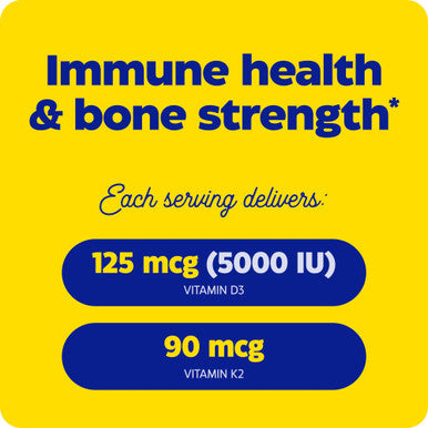 Enzymedica Organic Vitamin D3 +K2, 60 Count