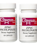 Cardiovascular Research Zinc 25 Mg Zinc Picolinate 120 Capsules - For Immune System Support - Two Bottle Bundle