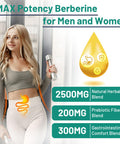 owegel Berberine HCL Supplement with Ceylon Cinnamon - Highly Absorbable Liposomal Berberine Liquid Drops 3000mg- 12 in 1 Natural Ingredients - AMPK Activator - 2 Fl Oz