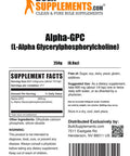 BulkSupplements Alpha GPC Powder (L-Alpha Glycerylphosphorylcholine) - Choline Supplements - Brain Supplements - Memory Supplement for Brain - Acetycholine Supplements (250 Grams - 8.8 oz)