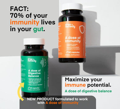 A Dose Of Immunity Quercetin With Vitamin C And Zinc, Vitamin D, 500Mg Quercetin Bromelain With Echinacea & B Vitamins, Lung Immune Support Supplement 7 In 1 Immunity Defense Booster (60 Count)