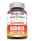 Amazing Formulas Curcumin Supplement | 700 Mg Per Serving | 120 Veggie Capsules Supplement | Non-Gmo | Gluten Free | Made In Usa