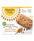 Simple Mills Nutty Banana Bread Soft Baked Almond Flour Bars, 5.99 OZ