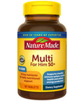 Nature Made Multivitamin For Him 50+ Mens Multivitamins For Daily Nutritional Support Multivitamin For Men 90 Tablets 90 Day Supply