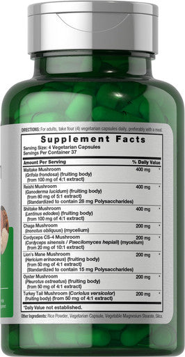 Horbaach Mushroom Complex Supplement 150 Capsules