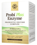 Solgar Probi Plus Enzyme Complex 30 Capsules - 20 Billion Cfu Probiotic Plus Enzymes - Once Daily - Clinically-Studied To Alleviate Occasional Gas & Bloating - Non-Gmo & Dairy Free 30 Servings