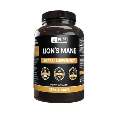 PURE ORIGINAL INGREDIENTS Lion'S Mane (365 Capsules) No Magnesium Or Rice Fillers, Always Pure, Lab Verified