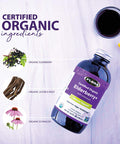 Flora SambuGuard Elderberry Immune Booster Echinacea No Added Sugar Gluten Free Liquid Daily Supplement Strengthen Immunity Detox Body Boost Energy 8.5oz. Powder