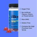 Oh My Vit For Ellos Men S Multivitamin Gummy With Vitamins C, E, And Zinc, Sugar Berry Flavor, 60 Count
