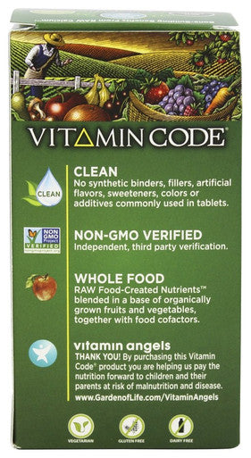 Garden of Life Vitamin Code Raw Calcium 120 Vegetarian Capsules